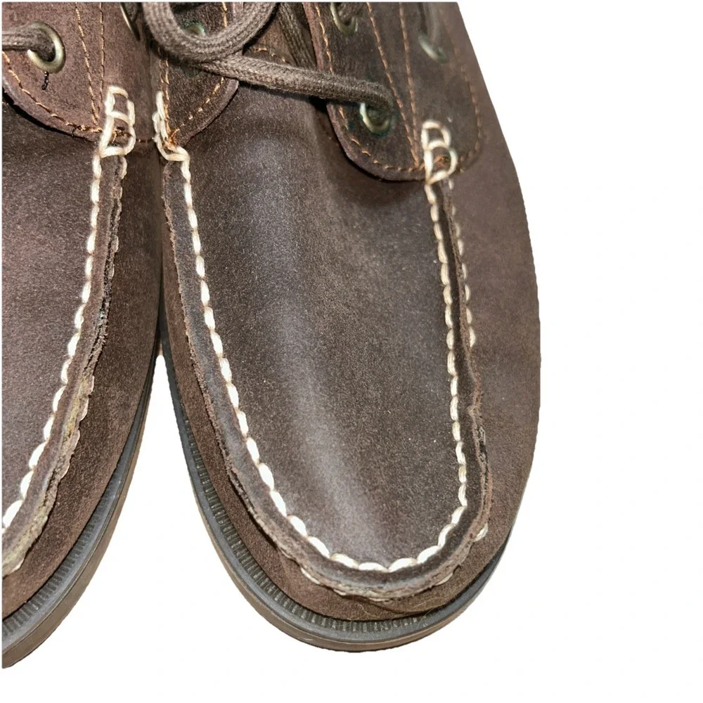 POLO RALPH LAUREN Barx Chukka Chocolate Leather Ankle‎ Boots 11571 Men Sz 9.5D